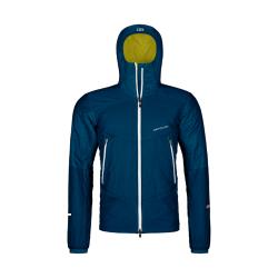 Bunda Ortovox Westalpen Swisswool Jacket Men's Petrol Blue